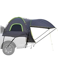 Hongge Pickup Truck Bed Tent for 5 to 5.2 Feet Beds with Expandable Awning Rainfly and Storage Bag