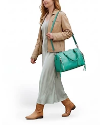 Old Trend Women's Genuine Leather Lily Satchel Bag