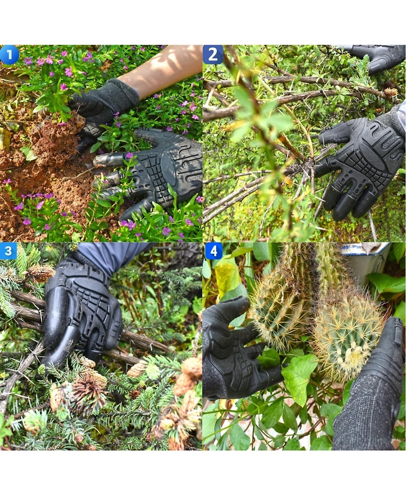 Xdovet Garden Gloves With Claws For Digging Planting Yard Work