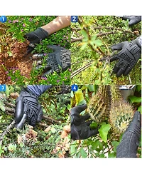 Xdovet Garden Gloves With Claws For Digging Planting Yard Work