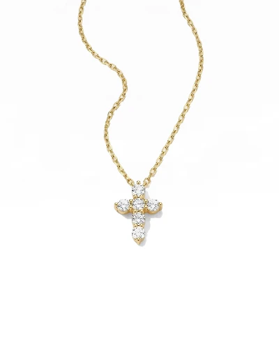 The M Jewelers Cubic Zirconia Cross Pendant