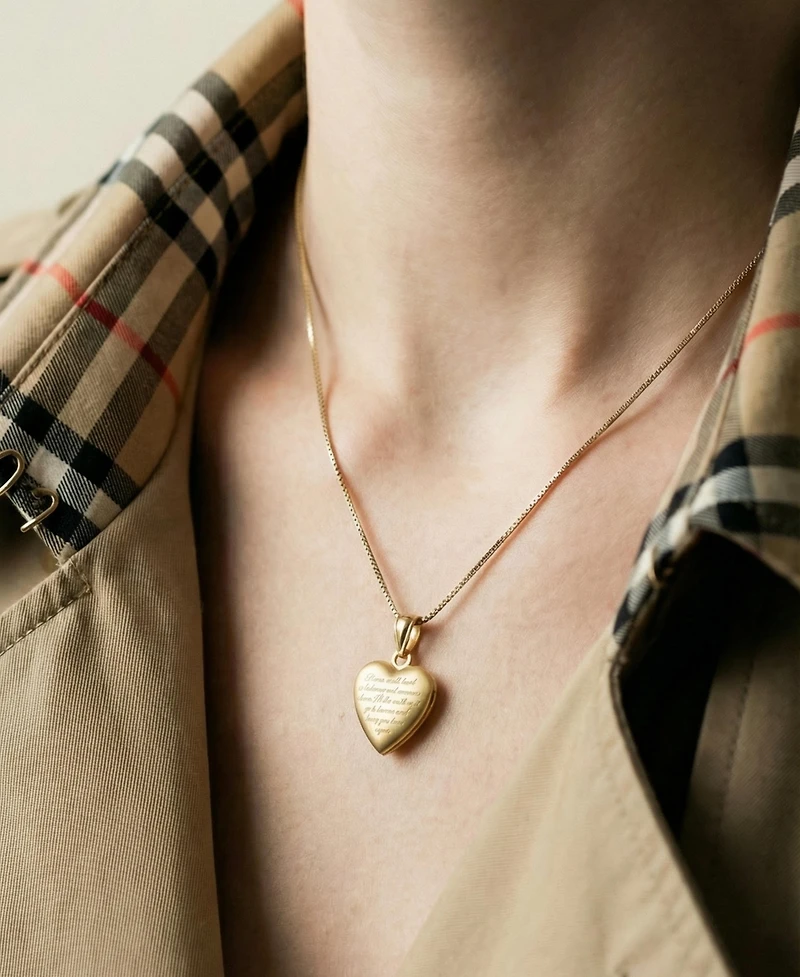 The M Jewelers Heaven's Keepsake Photo Locket Necklace