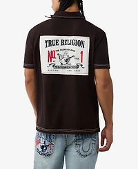 True Religion Men's Buddha Logo Polo Shirt