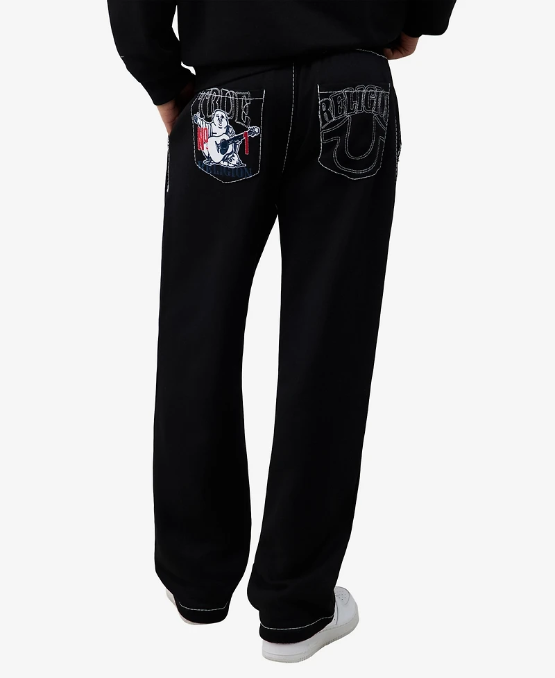 True Religion Men's Logo Big T Sweatpants
