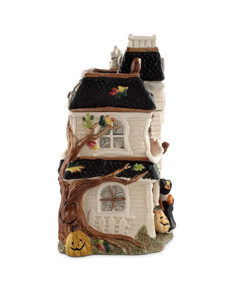 Fitz and Floyd Halloween Haunted House Cookie Jar