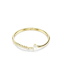 Swarovski Gold-Tone Plated White Crystal Bracelet