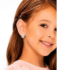 Chanteur Kids Heart Hypoallergenic Earrings for Girls with Surgical Titanium Screwbacks