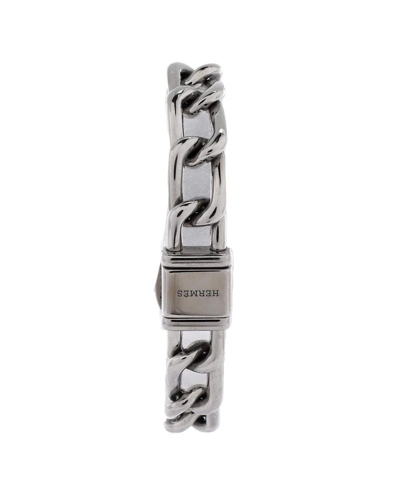 Pre-Owned Hermes Nantucket Quartz Watch in Stainless Steel 17mm
