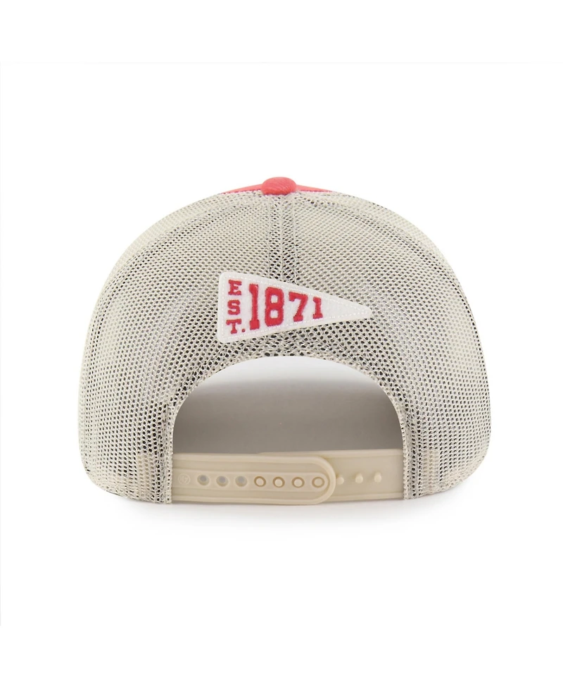 '47 Brand Men's and Women's Red Arkansas Razorbacks Egremont Well-Worn Adjustable Trucker Hat