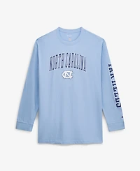 Champion Men's Carolina Blue North Carolina Tar Heels Big Tall Arch Over Logo Long sleeves T-Shirt