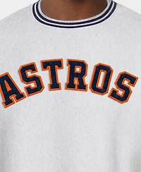 Champion Men's Heather Gray Houston Astros Reverse Weave Sweatshirt
