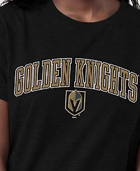 Champion Women's Vegas Golden Knights Arch Mascot Logo Screen Print T-Shirt