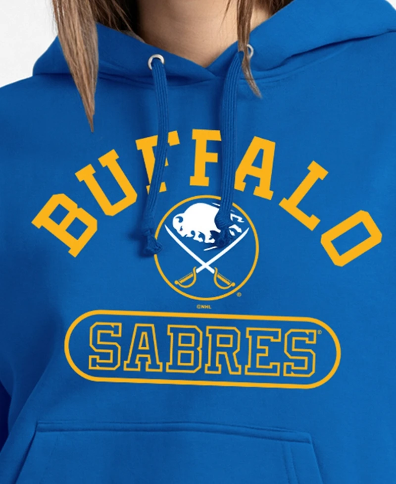 Champion Women's Buffalo Sabres Arched Pill Box Graphic Fleece-Lined Hoodie