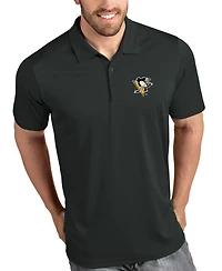 Antigua Men's Gray Pittsburgh Penguins Tribute Polo Shirt