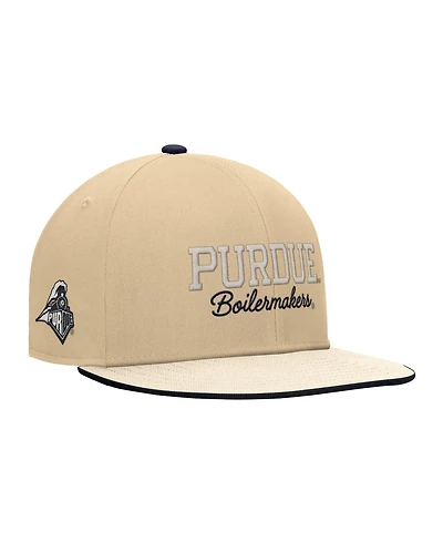 Nike Men's Gold Purdue Boilermakers Vintage Script Pro Dri-fit Snapback Hat