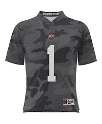 Gameday Greats Men's 1 Black Ohio State Buckeyes Camo Football Jersey