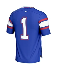 Gameday Greats Men's 1 Royal Smu Mustangs Endzone Football Jersey