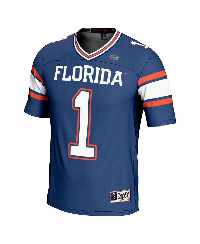Gameday Greats Big Boys and Girls 1 Royal Florida Gators Football Jersey