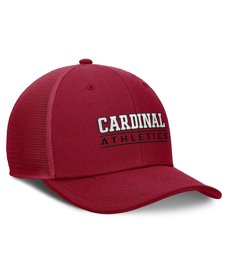 Nike Men's Cardinal Stanford Cardinal Rise Adjustable Hat