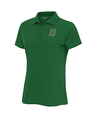 Antigua Women's Hunter Green Dartmouth Big Green Legacy Pique Polo Shirt