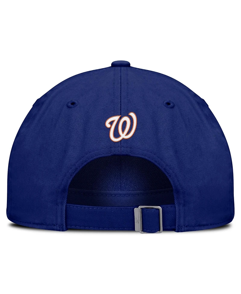 Nike Men's Deep Royal Washington Nationals Club Adjustable Hat