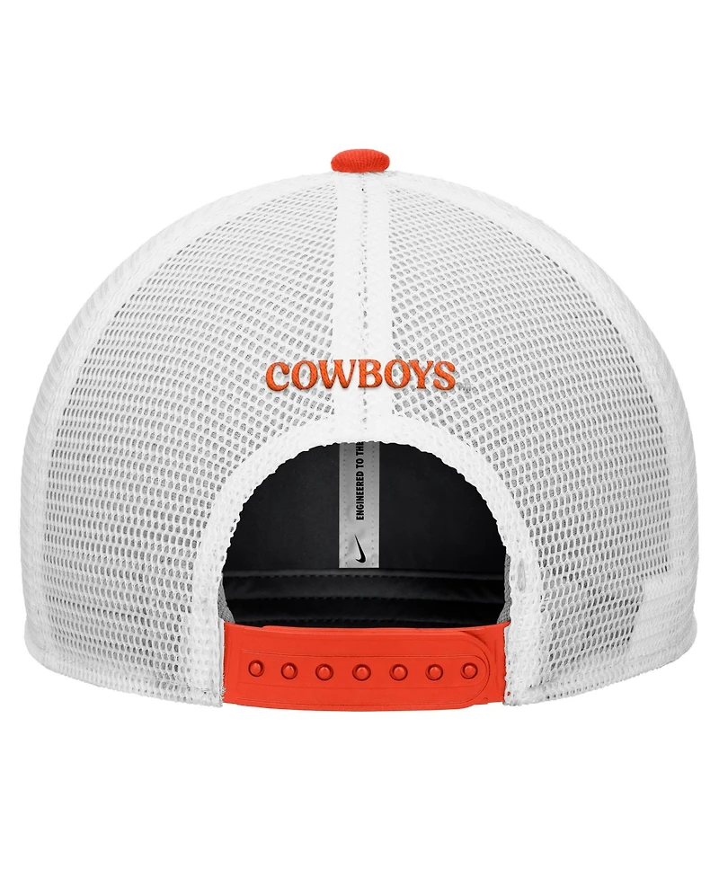 Nike Men's Orange Oklahoma State Cowboys Rise Trucker Dri-fit Adjustable Hat