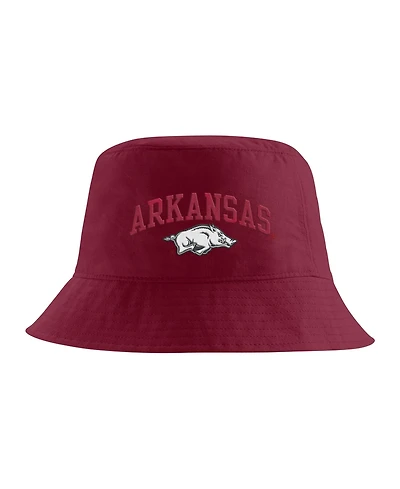 Nike Men's Cardinal Arkansas Razorbacks Apex Striped Bucket Hat