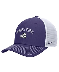 Nike Men's Purple Tcu Horned Frogs Rise Adjustable Trucker Hat