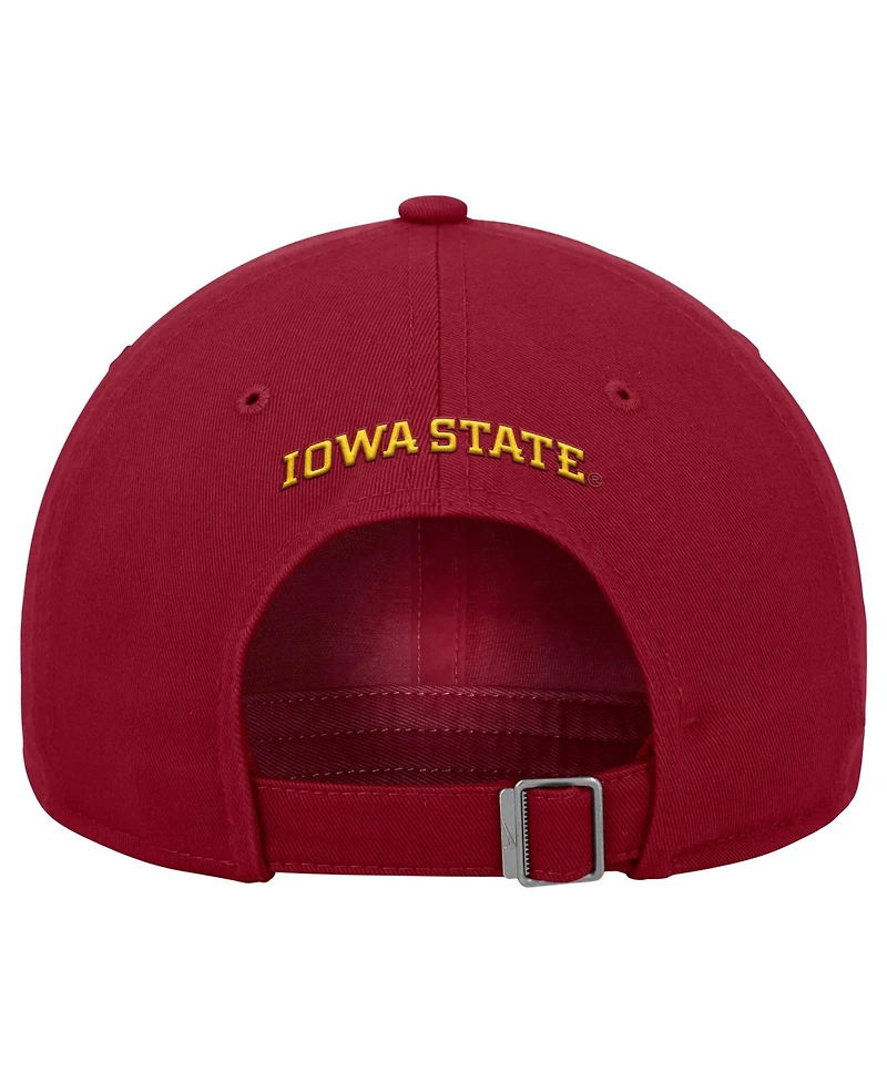 Nike Men's Cardinal Iowa State Cyclones 2026 On-Field Club Adjustable Hat
