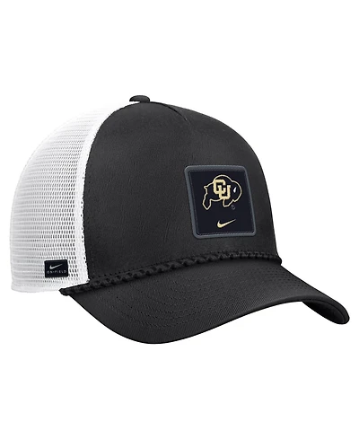 Nike Men's Black Colorado Buffaloes 2026 On-Field Rope Adjustable Trucker Hat