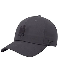 Nike Big Boys and Girls Anthracite LA28 Summer Olympics Club Adjustable Hat