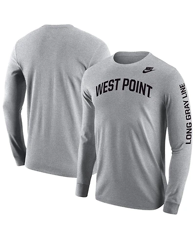 Nike Men's Gray Army Black Knights 2026 West Point Classic Collection Long sleeves T-Shirt