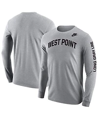 Nike Men's Gray Army Black Knights 2026 West Point Classic Collection Long sleeves T-Shirt