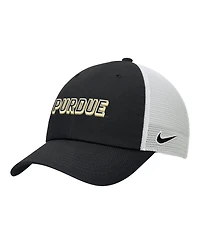Nike Men's Black Purdue Boilermakers On-Field Club Adjustable Trucker Hat