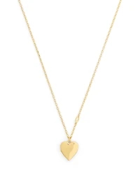 Coach Gold Heritage Heart Locket Pendant Necklace