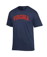 Champion Men's Navy Virginia Cavaliers Basic Arch T-Shirt