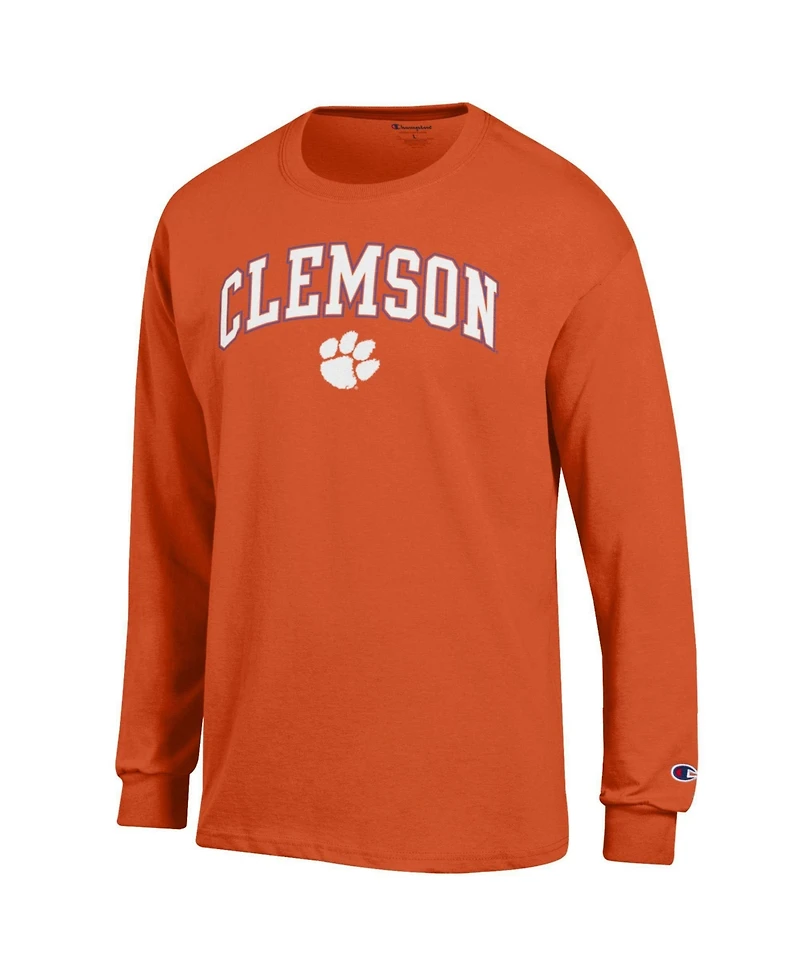 Champion Men's Champion Clemson Tigers Arch Over Logo Long sleeves T-Shirt