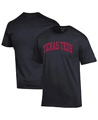Champion Men's Black Texas Tech Red Raiders Basic Arch T-Shirt