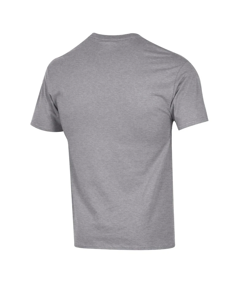 Champion Men's Heather Gray UConn Huskies Basic Arch T-Shirt