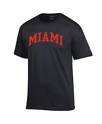 Champion Men's Miami Hurricanes Basic Arch T-Shirt