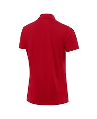 Antigua Women's Red Air Force Reprocess Polo Shirt