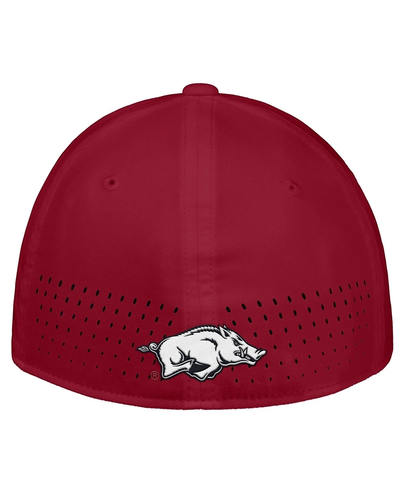 Nike Men's Cardinal Arkansas Razorbacks 2026 On-Field AeroBill SwooshFlex Dri-fit Hat