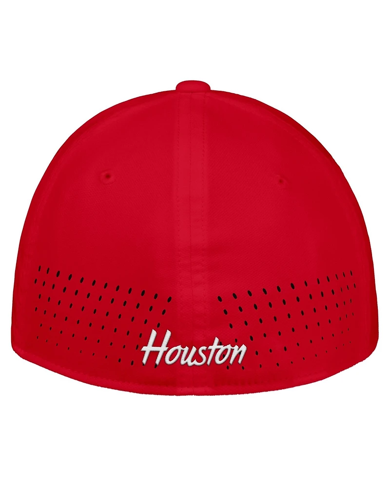 Nike Men's Red Houston Cougars 2026 On-Field AeroBill SwooshFlex Dri-fit Hat