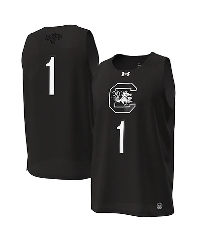 Under Armour Women's Black South Carolina Gamecocks 1 Replica Basketball Jersey