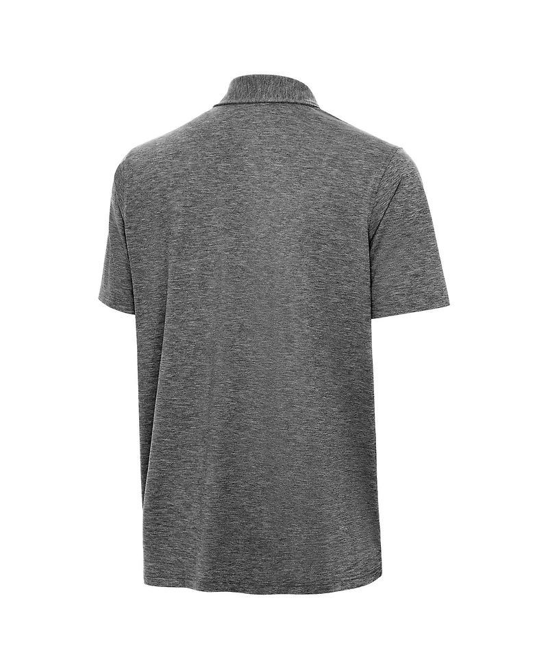 Antigua Men's Heather Black Mexico National Team Triple Shot Polo Shirt