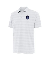 Antigua Men's White France National Team Channel Polo Shirt