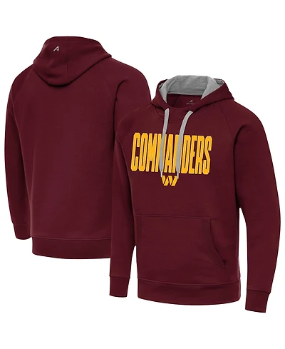 Antigua Men's Burgundy Washington Commanders Victory Hoodie