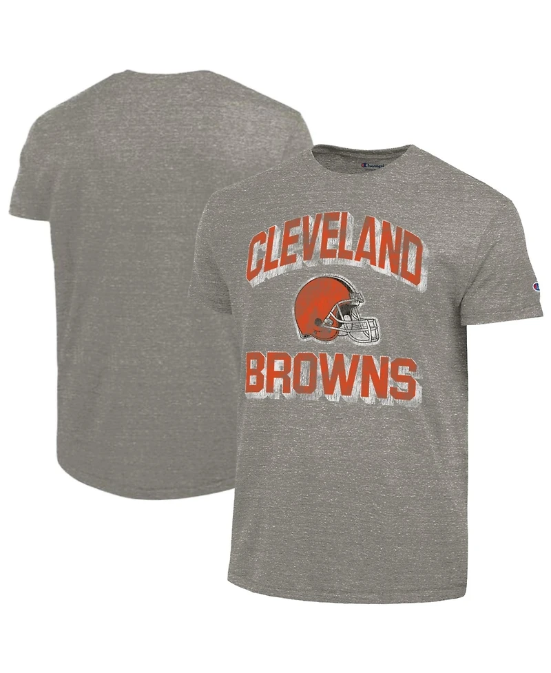 Champion Men's Charcoal Cleveland Browns Ultimate Tri-Blend T-Shirt