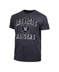 Champion Men's Heather Black Las Vegas Raiders Ultimate Tri-Blend T-Shirt