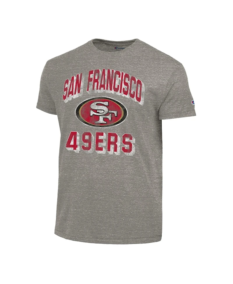 Champion Men's Charcoal San Francisco 49ers Ultimate Tri-Blend T-Shirt